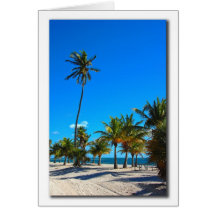 Palmera Notecard Tarjetón