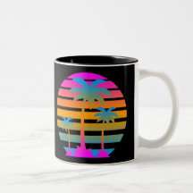 PALMERAS RETRAS DE LA PUESTA DEL SOL DEL TIGRE DE  TAZAS