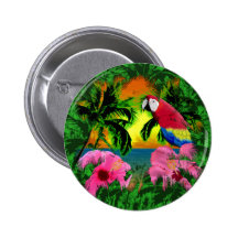 Palmeras y puestas del sol de la isla pins