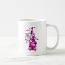 Palo colgante el dormir (versión rosada) taza