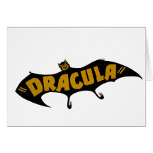 Palo de vampiro de Drácula Tarjeton