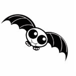 Palo lindo del dibujo animado de Halloween Esculturas Fotográficas