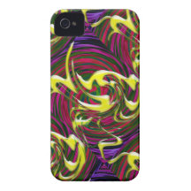 Paloma amarilla del extracto iPhone 4 Case-Mate protector