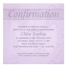 Paloma del Espíritu Santo de la confirmación y lil Invitaciones Personalizada