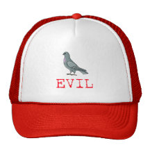 Paloma malvada gorras