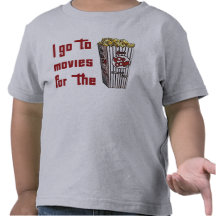 Palomitas de la película camisetas