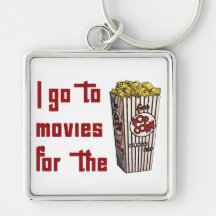 Palomitas de la película llavero