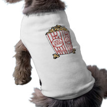 Palomitas de la película prenda mascota