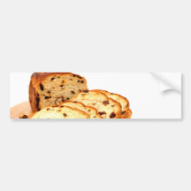 Pan de canela de la pasa pegatina de parachoque