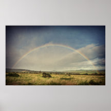 Pan del arco iris y de azúcar, Wicklow - lona Poster