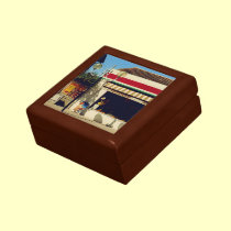 Panadería francesa del pueblo cajas de regalo