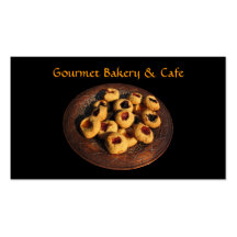 Panadería y café tarjeta de visita