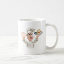 Panadero feliz taza