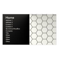 Panal moderno tarjetas de negocio