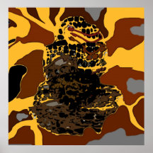 Panal - poster abstracto