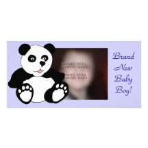 Panda adorable tarjeta personal