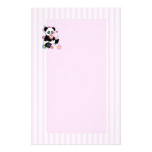Panda con el lollipop papeleria de diseño
