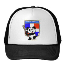 Panda del béisbol de la República Dominicana Gorros Bordados