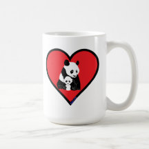 panda del l♥v'n'it taza