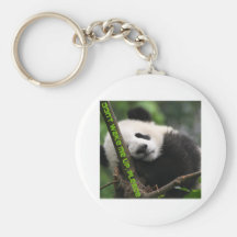 panda gigante del bebé llaveros personalizados
