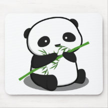 Panda linda alfombrillas de ratón