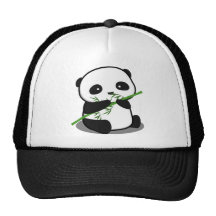 Panda linda gorro de camionero