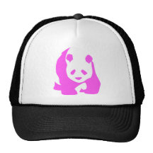 Panda rosada gorra