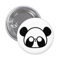 Pandaface con gafas pins