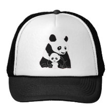 pandas gorro de camionero