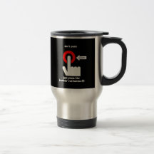 pánico divertido taza