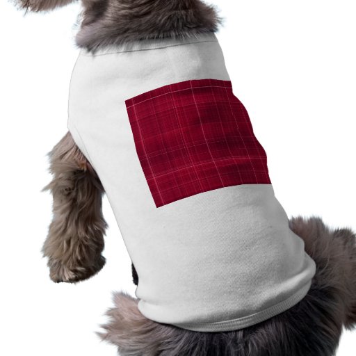paño de color rojo oscuro del tartán, gótico camisa de mascota