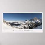 Panorama de la montaña impresiones