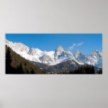 Panorama de la montaña posters