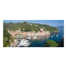Panorama de Portofino Lonas Personalizadas
