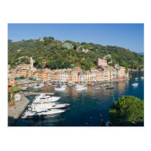 Panorama de Portofino Postal