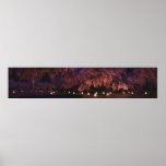 Panorama de Sakura (noche) Poster