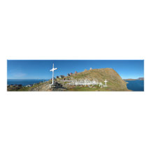 Panorama del noroeste de Groenlandia del cementeri Impresiones Fotograficas