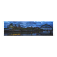Panorámico olímpico de Newcastle/de Gateshead Tyne Lona Envuelta Para Galerías