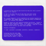 Pantalla azul de la muerte alfombrilla de raton