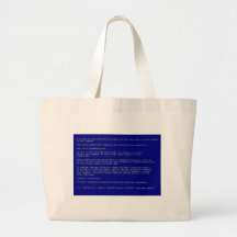 Pantalla azul de la muerte bolsa de mano