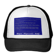 Pantalla azul de la muerte gorros  