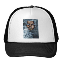 PANTALLA DE HUMO 2 GORRAS DE CAMIONERO