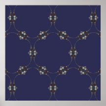 Pantalla de mármol II de Apollonian Poster