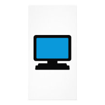 Pantalla de monitor tarjetas fotográficas personalizadas