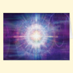 Pantalla violeta radiante tarjetas