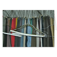 Pantalones con las suspensiones del alambre tarjeta