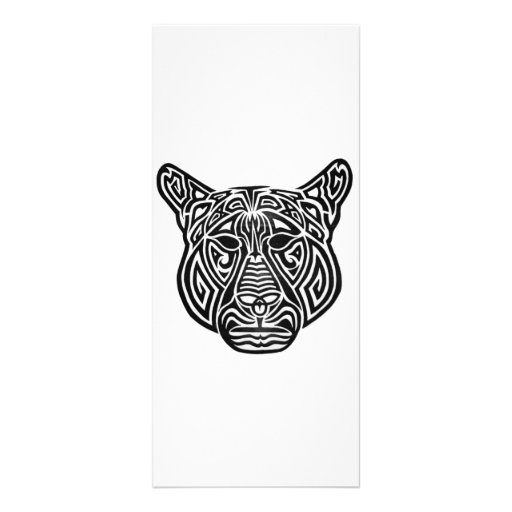 Pantera tribal tarjeta publicitaria personalizada de Zazzle.es