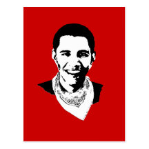 Pañuelo de Barack Obama Postal