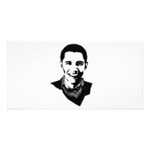 Pañuelo de Barack Obama Tarjeta Fotográfica