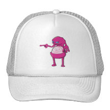 panza de tommy dentro del rosa aterronado del mons gorras